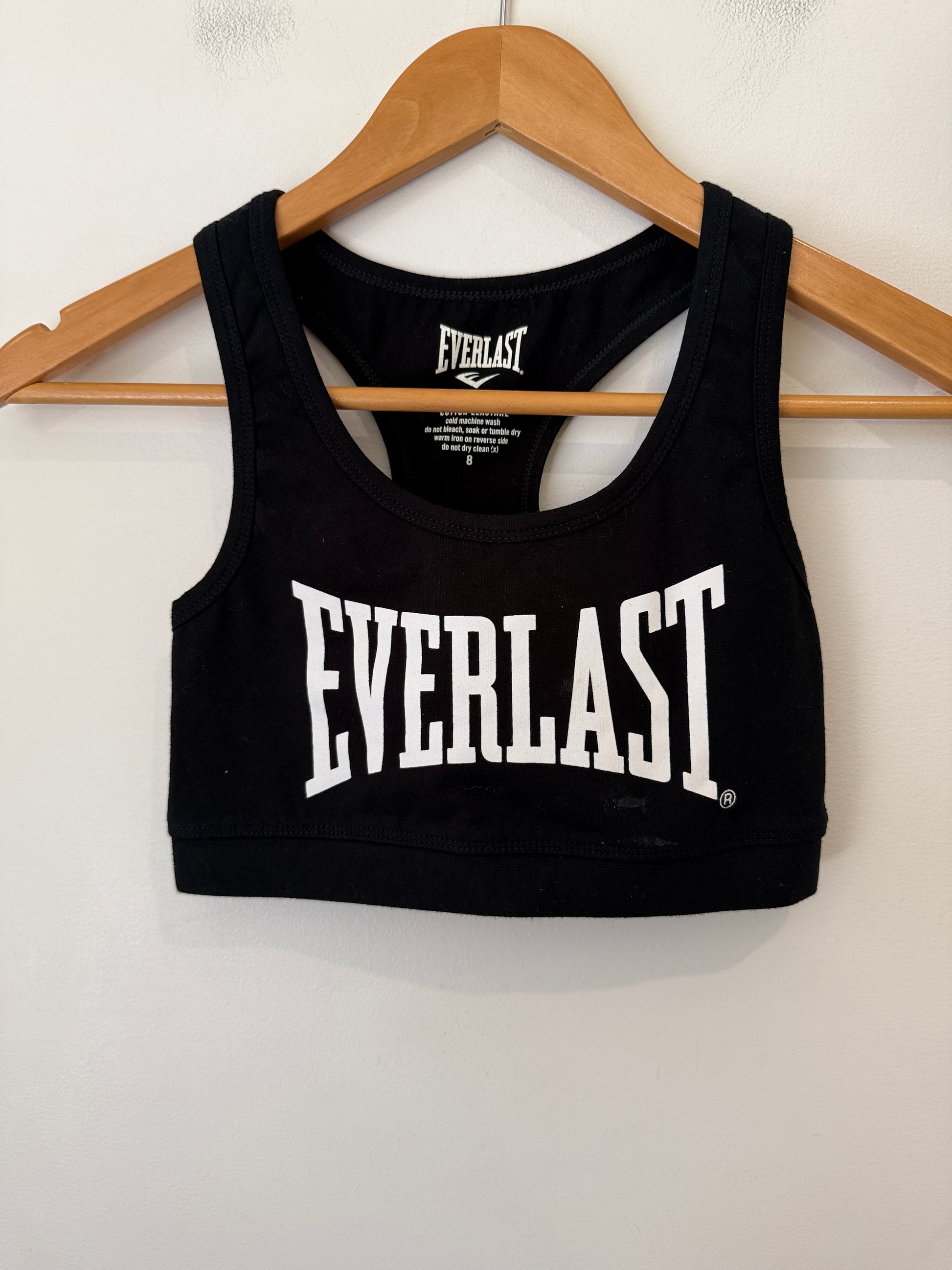 Everlast Racerback Sports Bra – Size 8