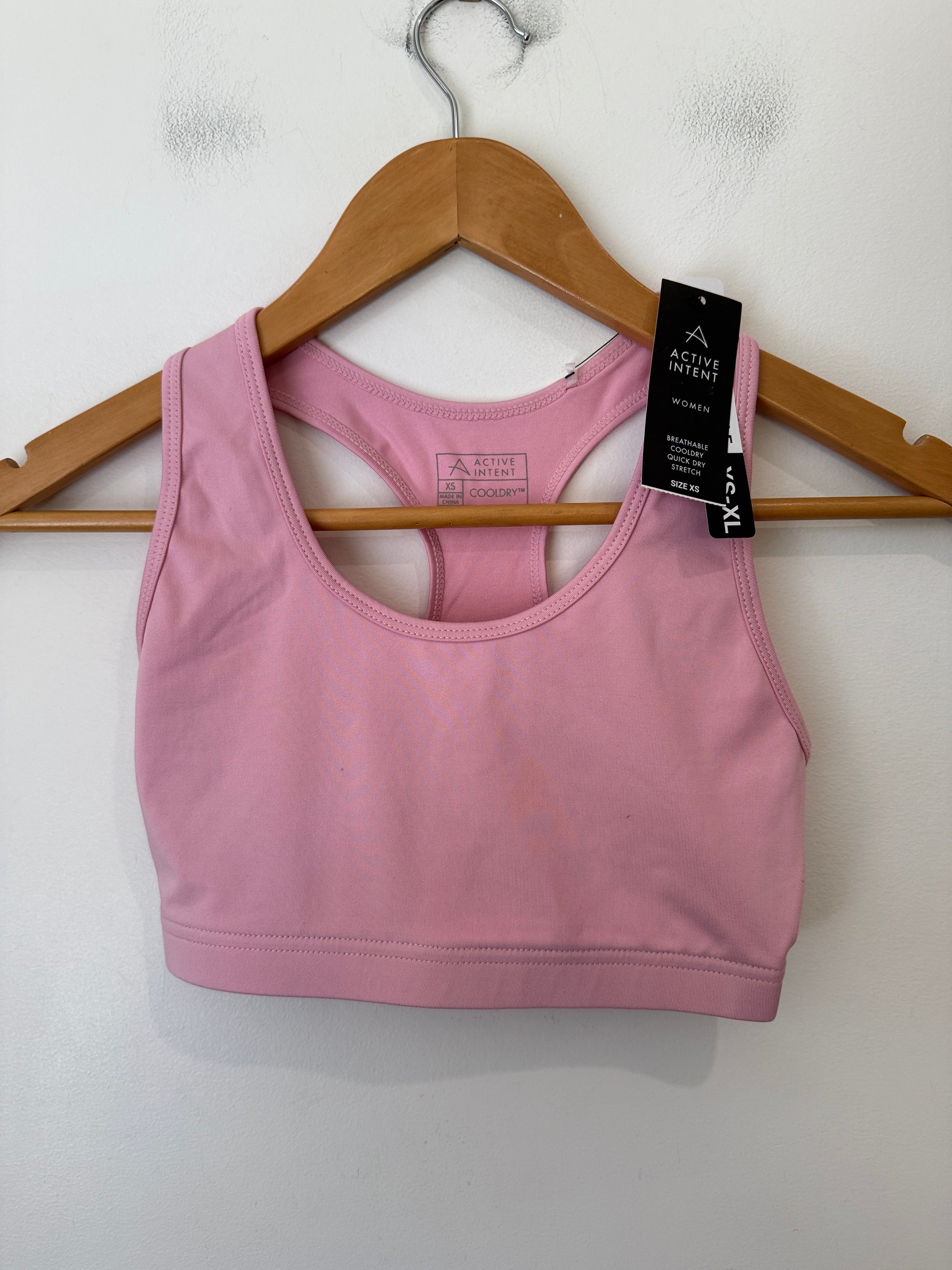 Active Intent CoolDry Racerback Sports Bra – Size XS