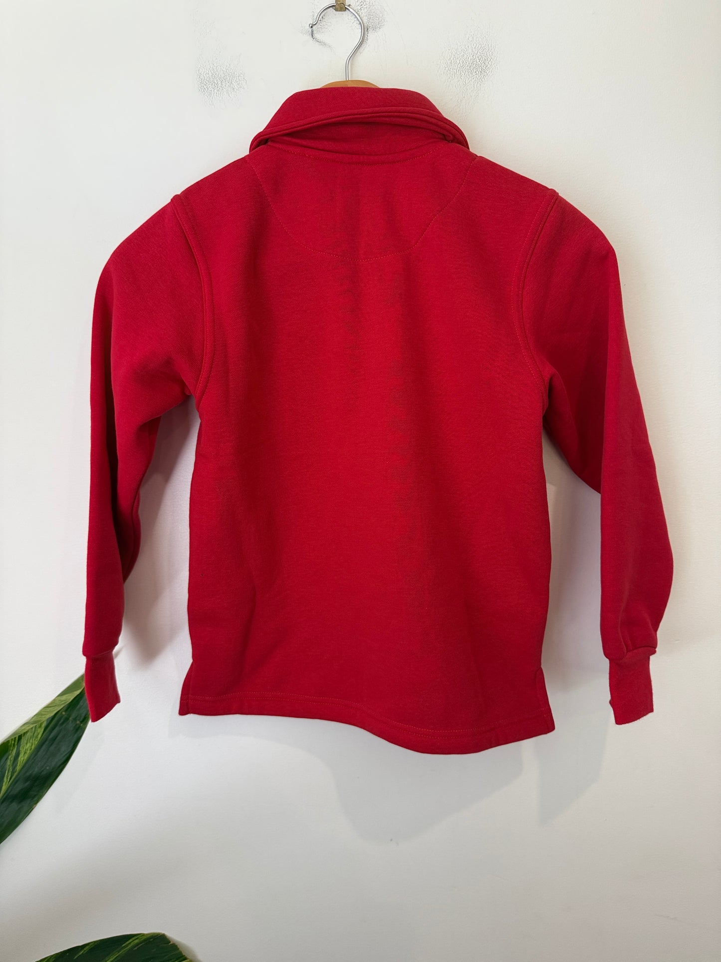 Schooltex Red Zip Sweatshirt - Size 8yr