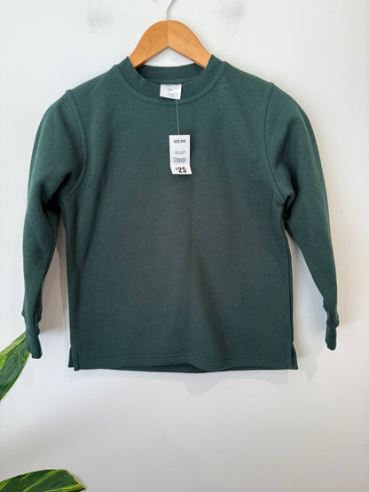 Schooltex Bottle Green Crew Tunic Sweatshirt - Size 8yr