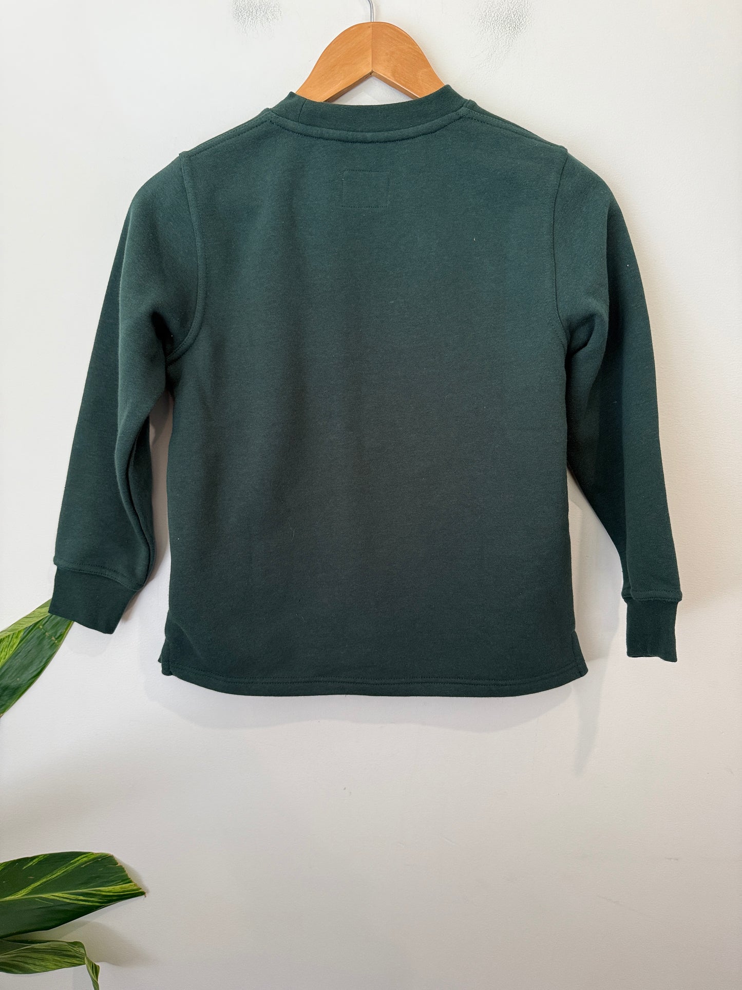 Schooltex Bottle Green Crew Tunic Sweatshirt - Size 8yr