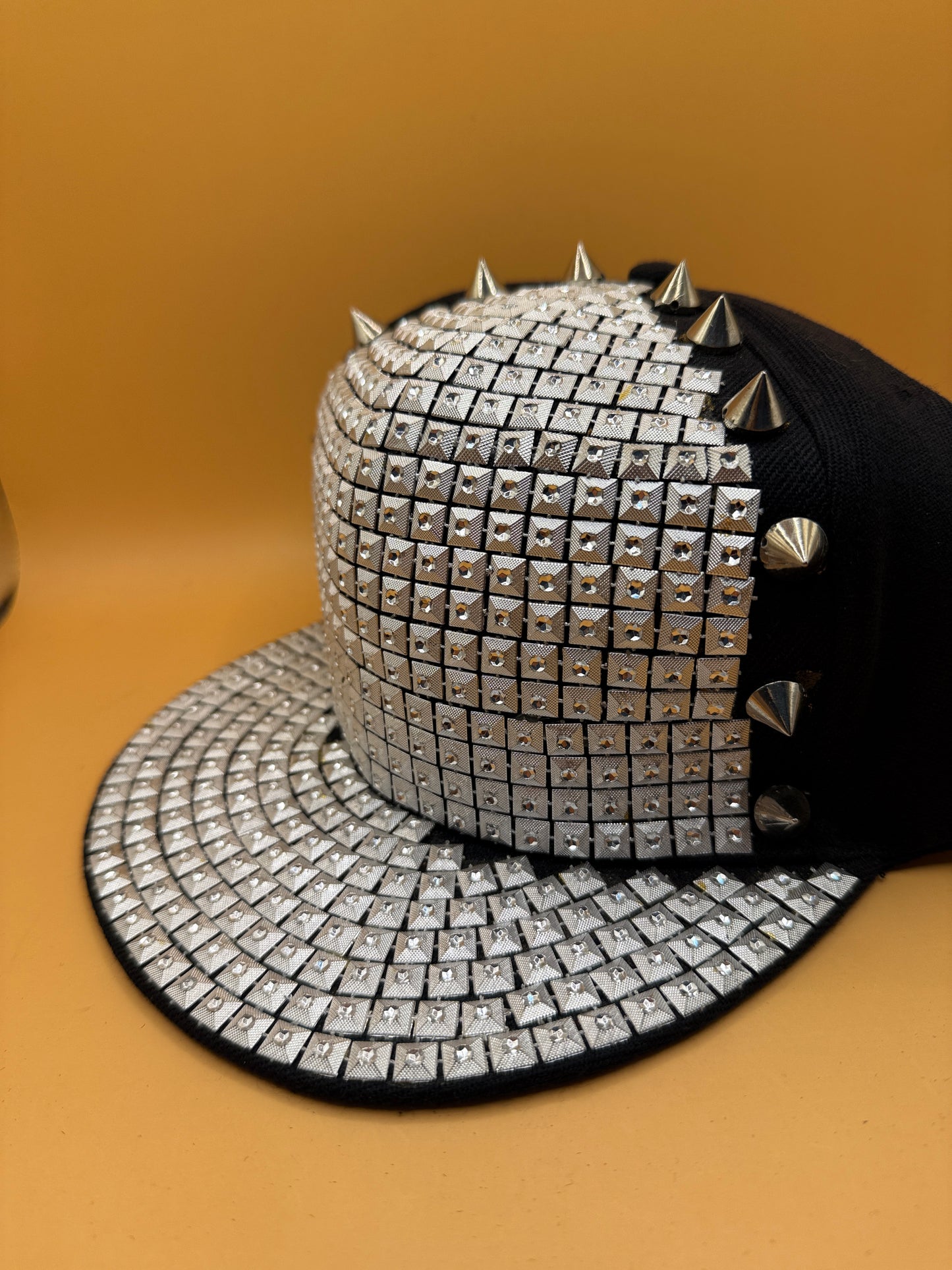 Studded Bling Snapback Cap – One Size Adjustable