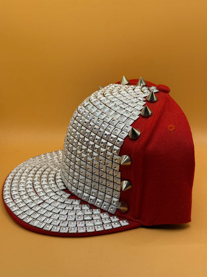 Studded Bling Snapback Cap – One Size Adjustable