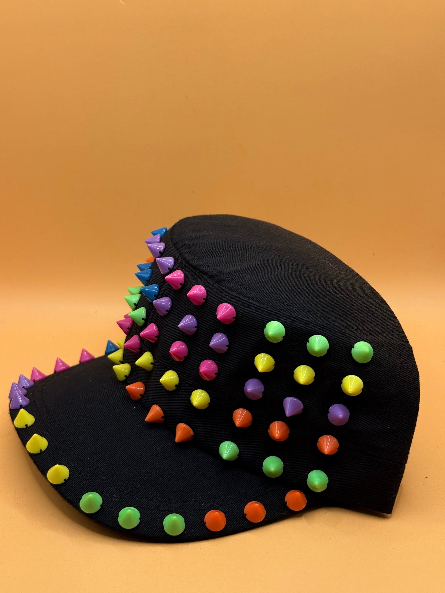 Rainbow Studded Cadet Cap – One Size (58cm)