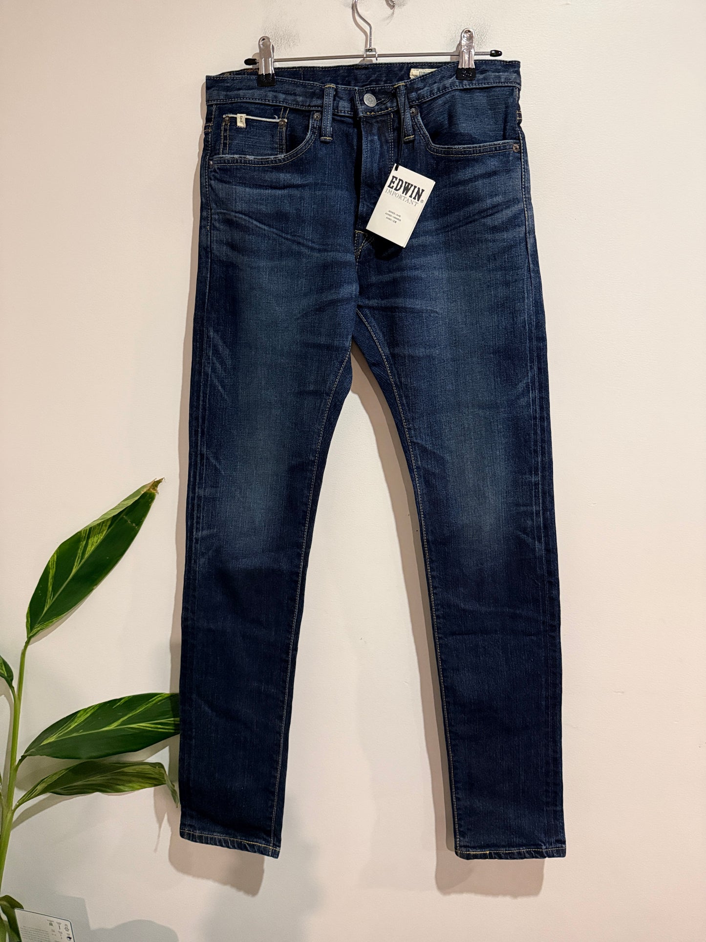 Edwin ED-80 Slim Tapered Selvedge Jeans – Size 28
