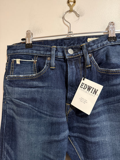 Edwin ED-80 Slim Tapered Selvedge Jeans – Size 28