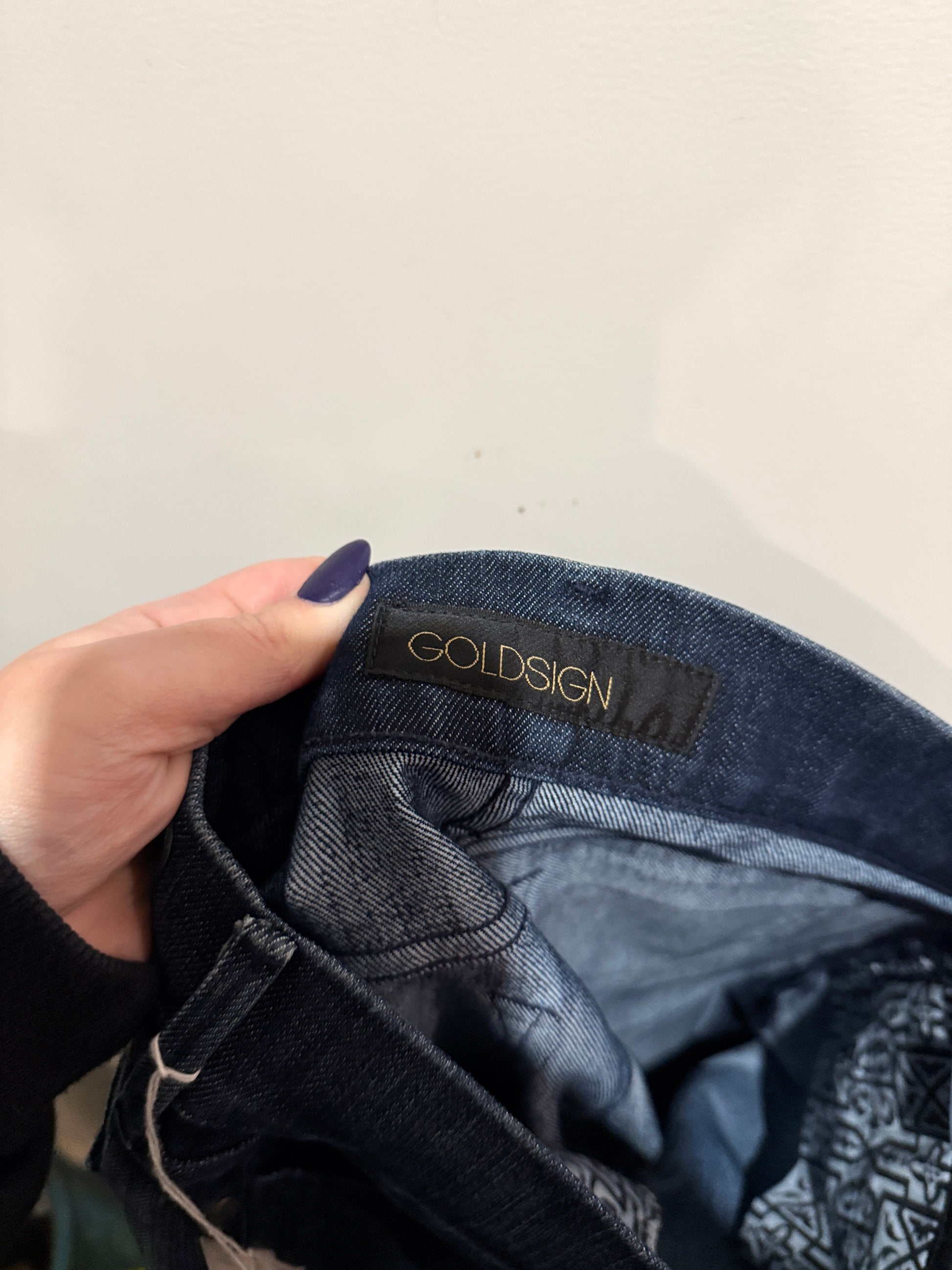 Goldsign Dark Wash Jeans – Size 26
