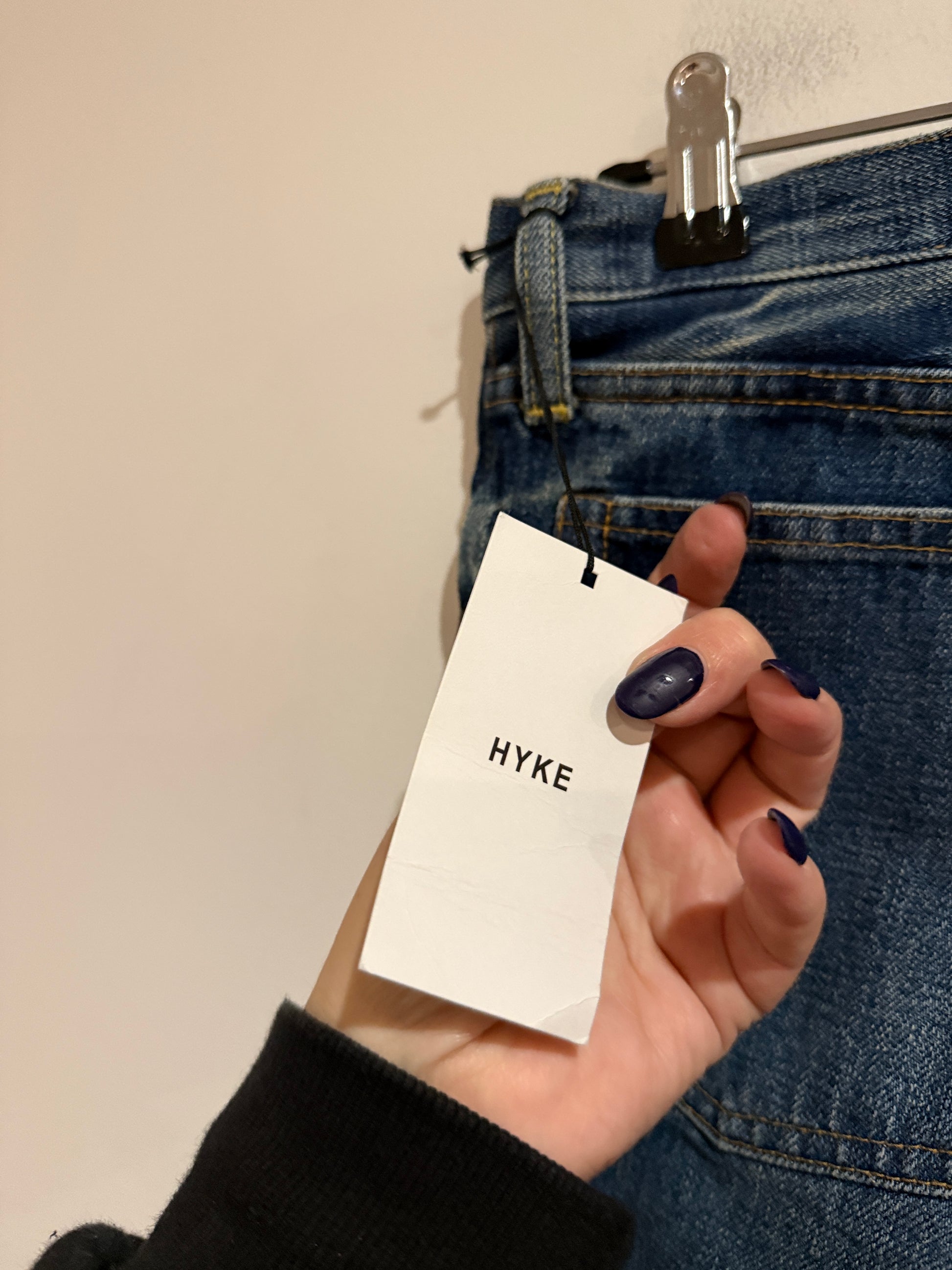 HYKE Used Wash Straight Jeans – Size 27