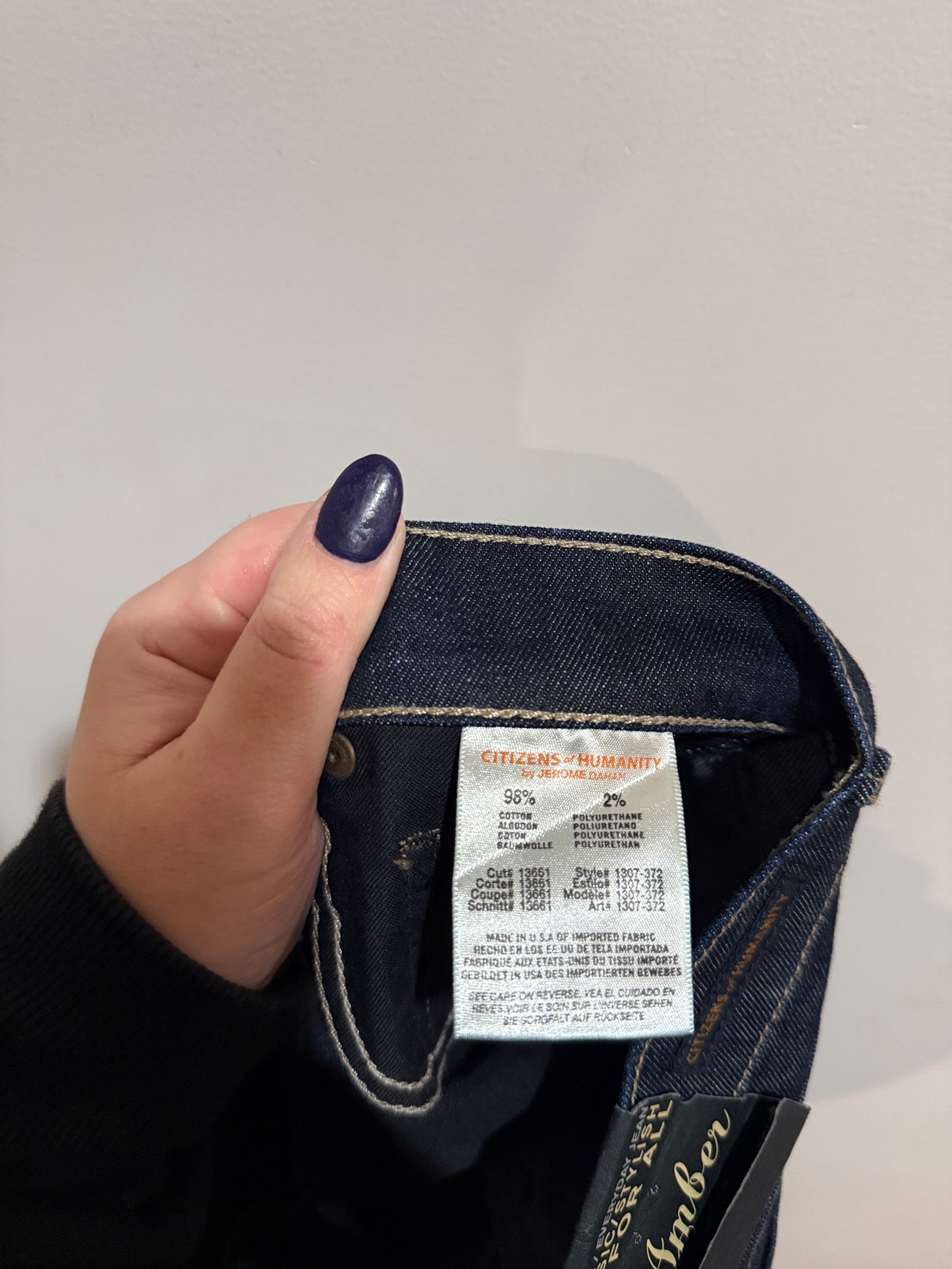Citizens of Humanity Amber Medium Rise Bootcut Jeans – Size 29