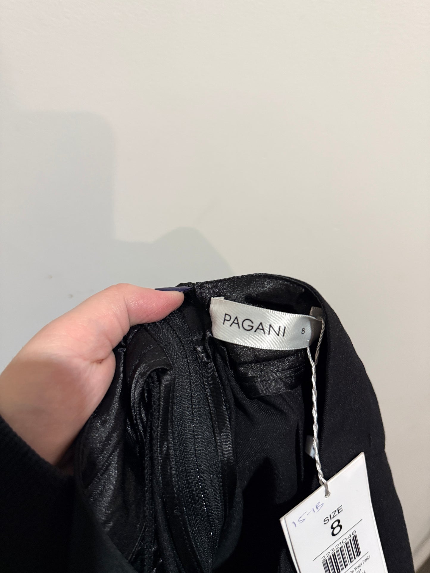 Pagani Wide Leg Grown On Waist Pants – Size 8