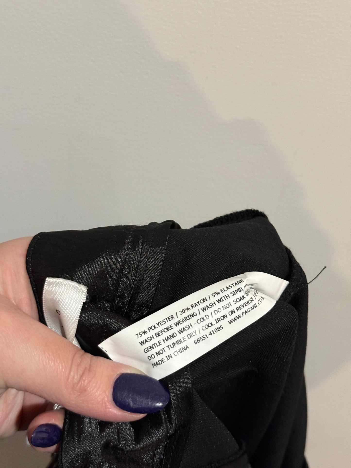 Pagani Wide Leg Grown On Waist Pants – Size 8