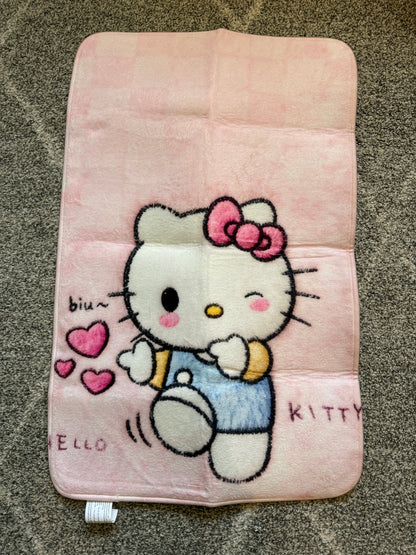Hello Kitty Pink Non-Slip Bath Mat - Approx 49cm x 79cm