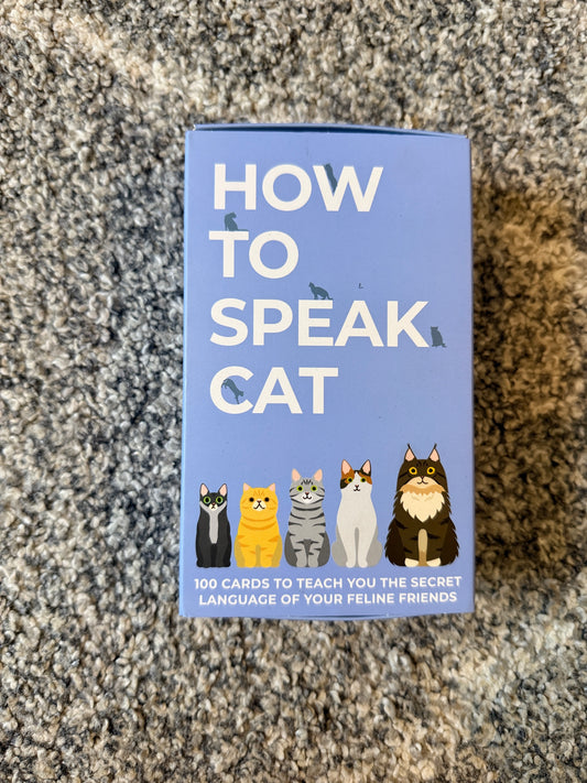 How to Speak Cat - 100 Card Set by Gift Republic