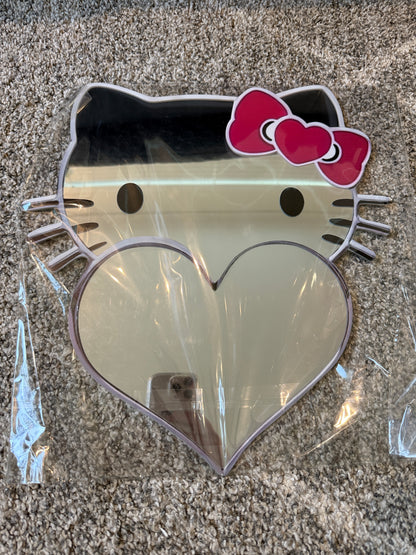 Hello Kitty Heart-Face Wall Mirror