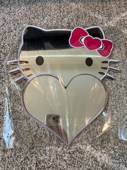 Hello Kitty Heart-Face Wall Mirror