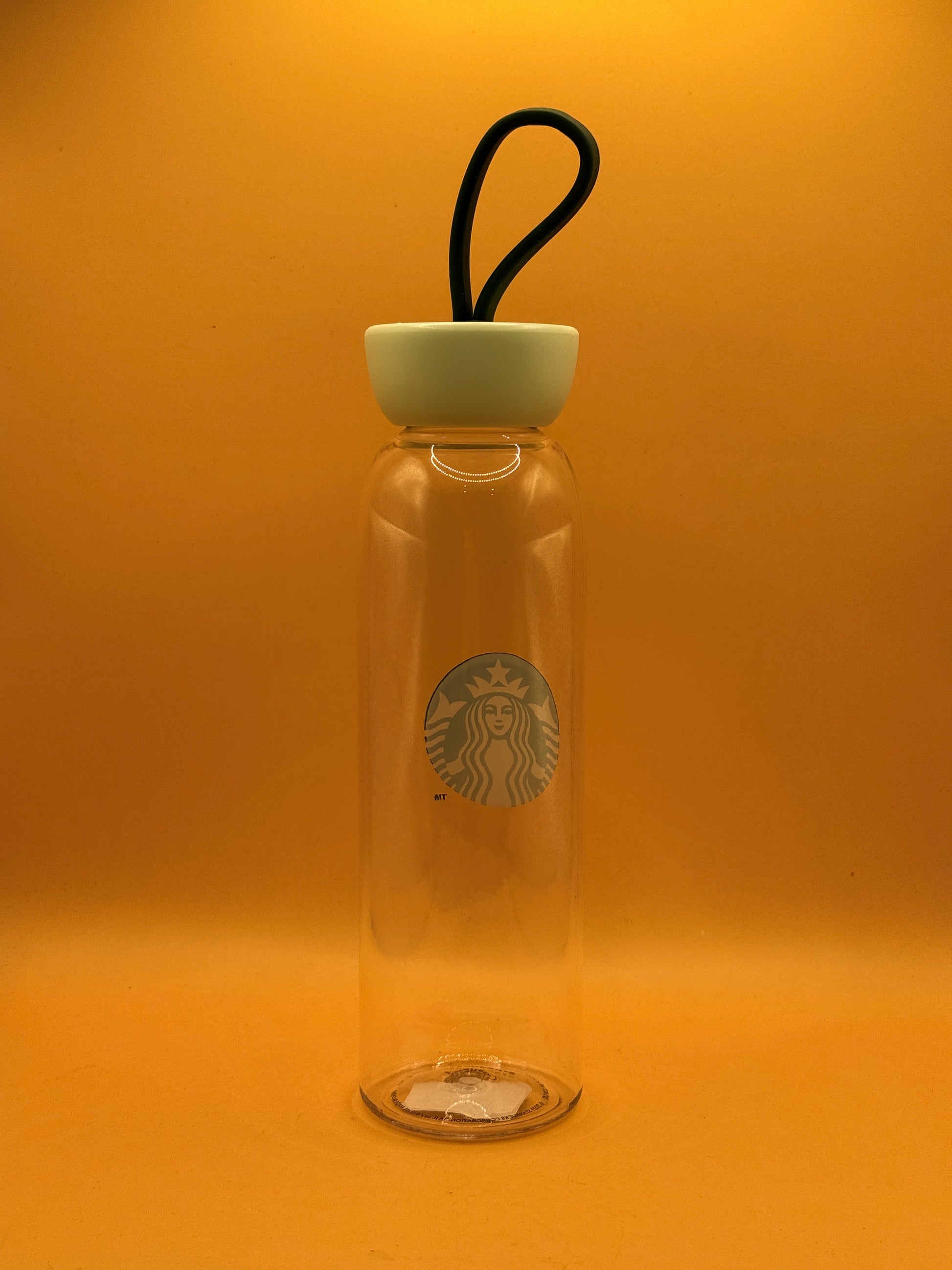 Starbucks Clear Glass Water Bottle