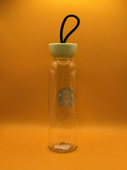 Starbucks Clear Glass Water Bottle