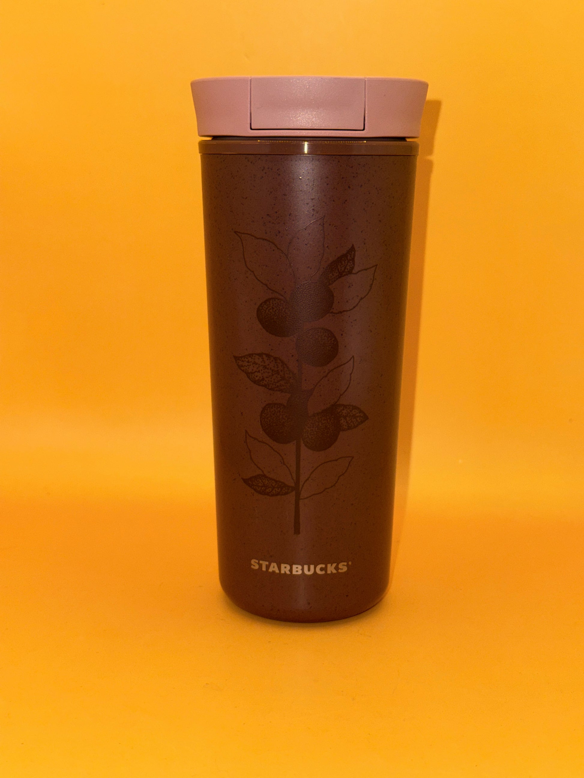 Starbucks Tumbler with Coffee Cherry Branch Design