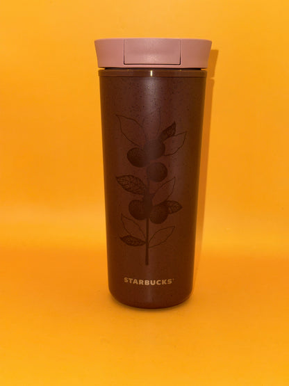Starbucks Tumbler with Coffee Cherry Branch Design