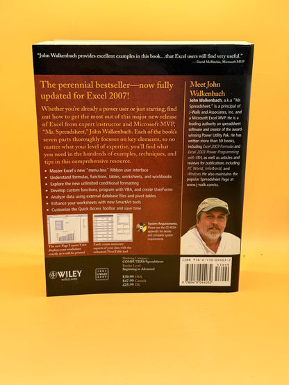 Microsoft Office Excel 2007 Bible by John Walkenbach
