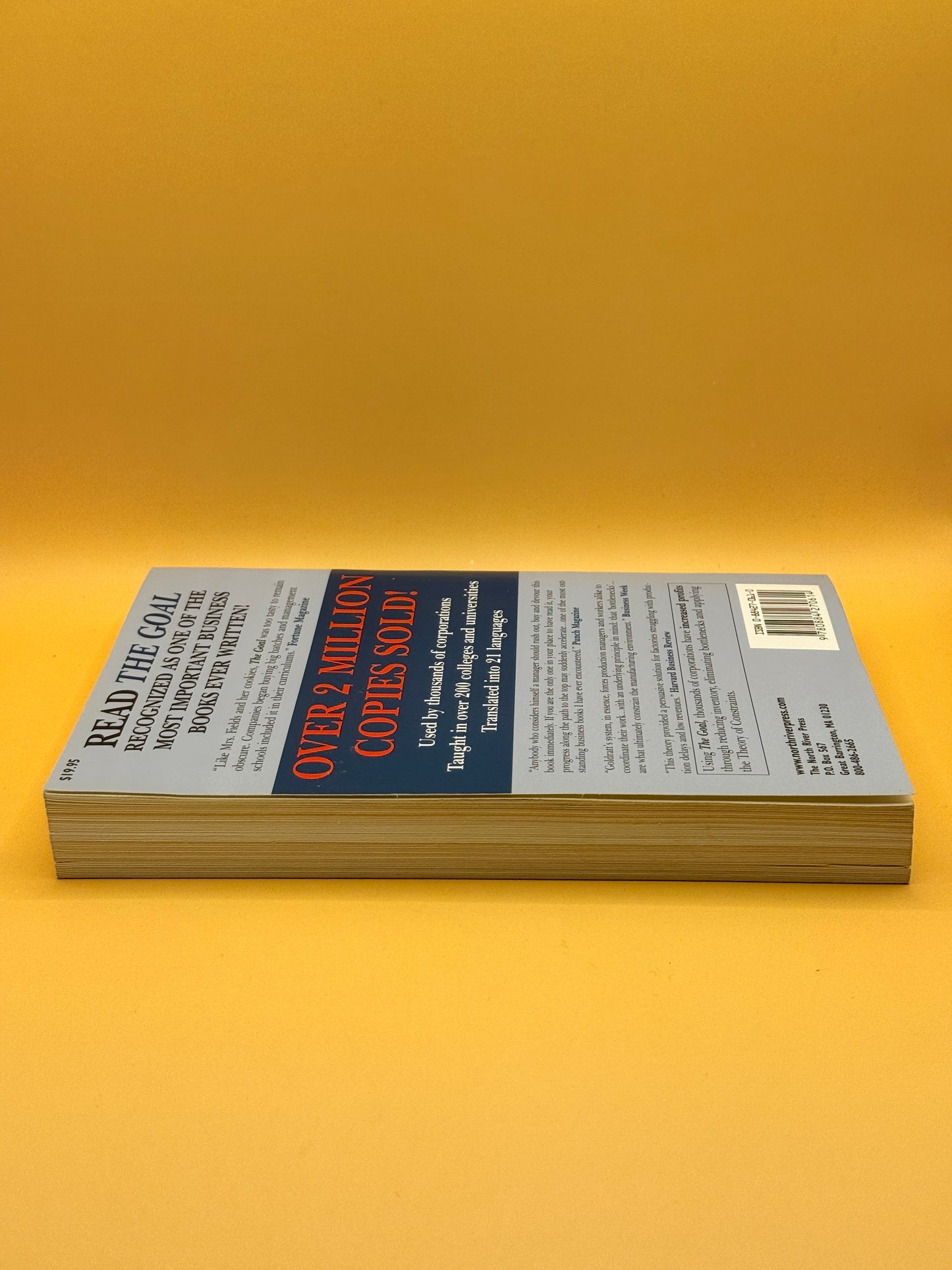 The Goal: A Process of Ongoing Improvement by Eliyahu M. Goldratt and Jeff Cox