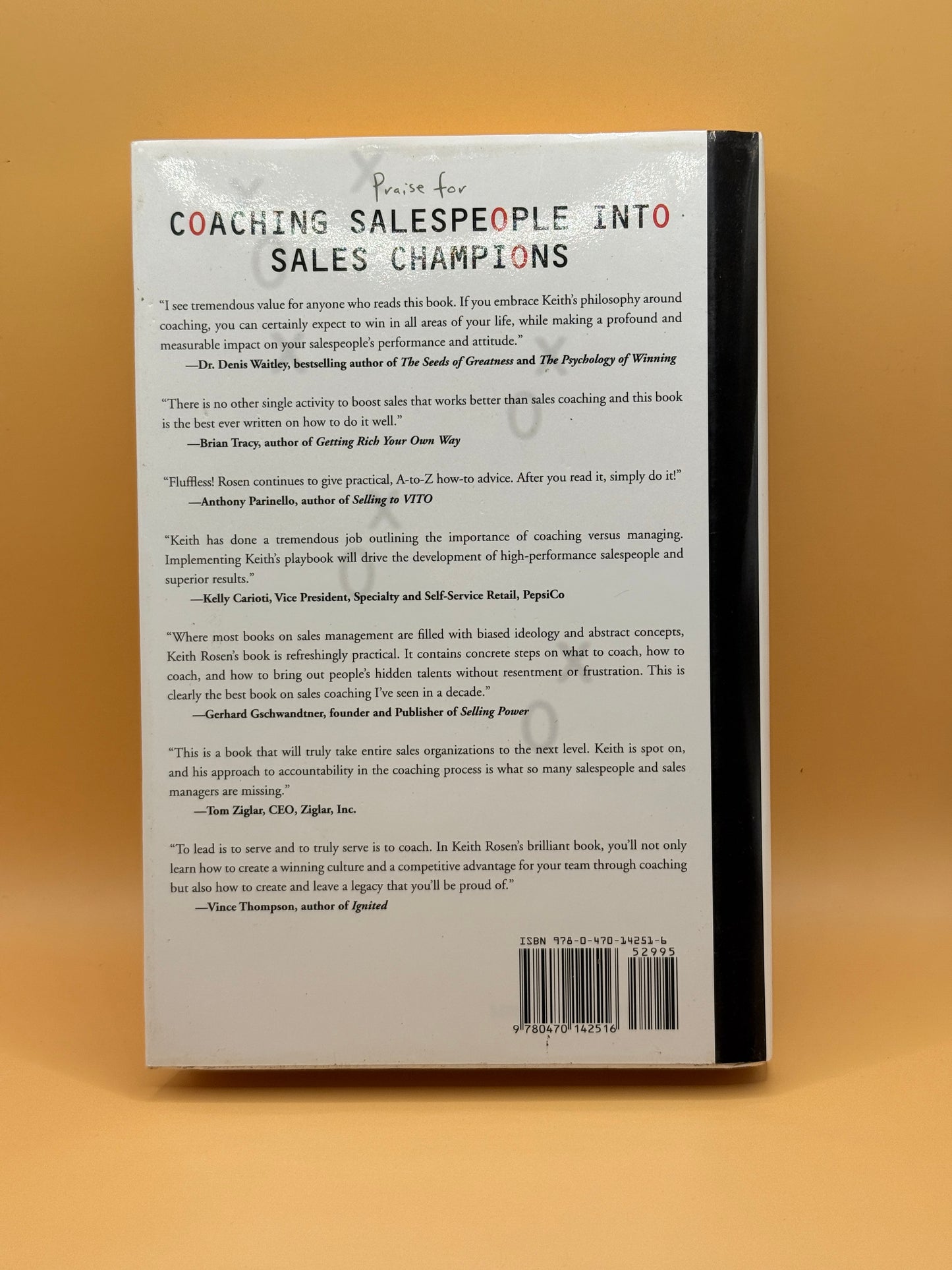 Coaching Salespeople into Sales Champions by Keith Rosen