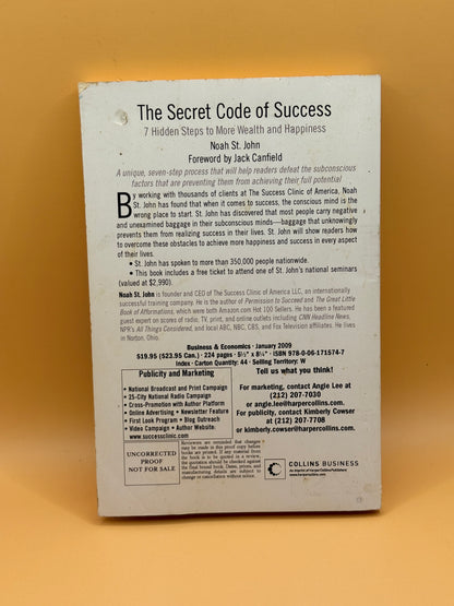 The Secret Code of Success by Noah St. John