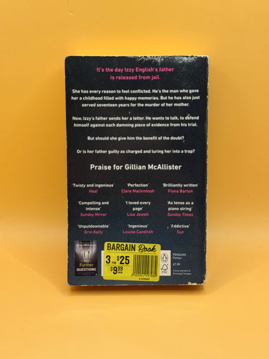 The Evidence Against You by Gillian McAllister