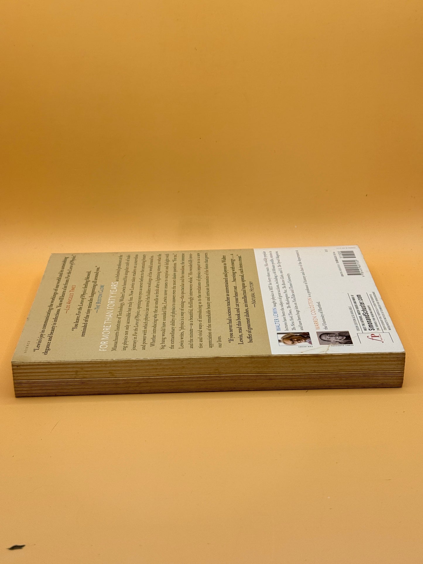 For the Love of Physics by Walter Lewin with Warren Goldstein