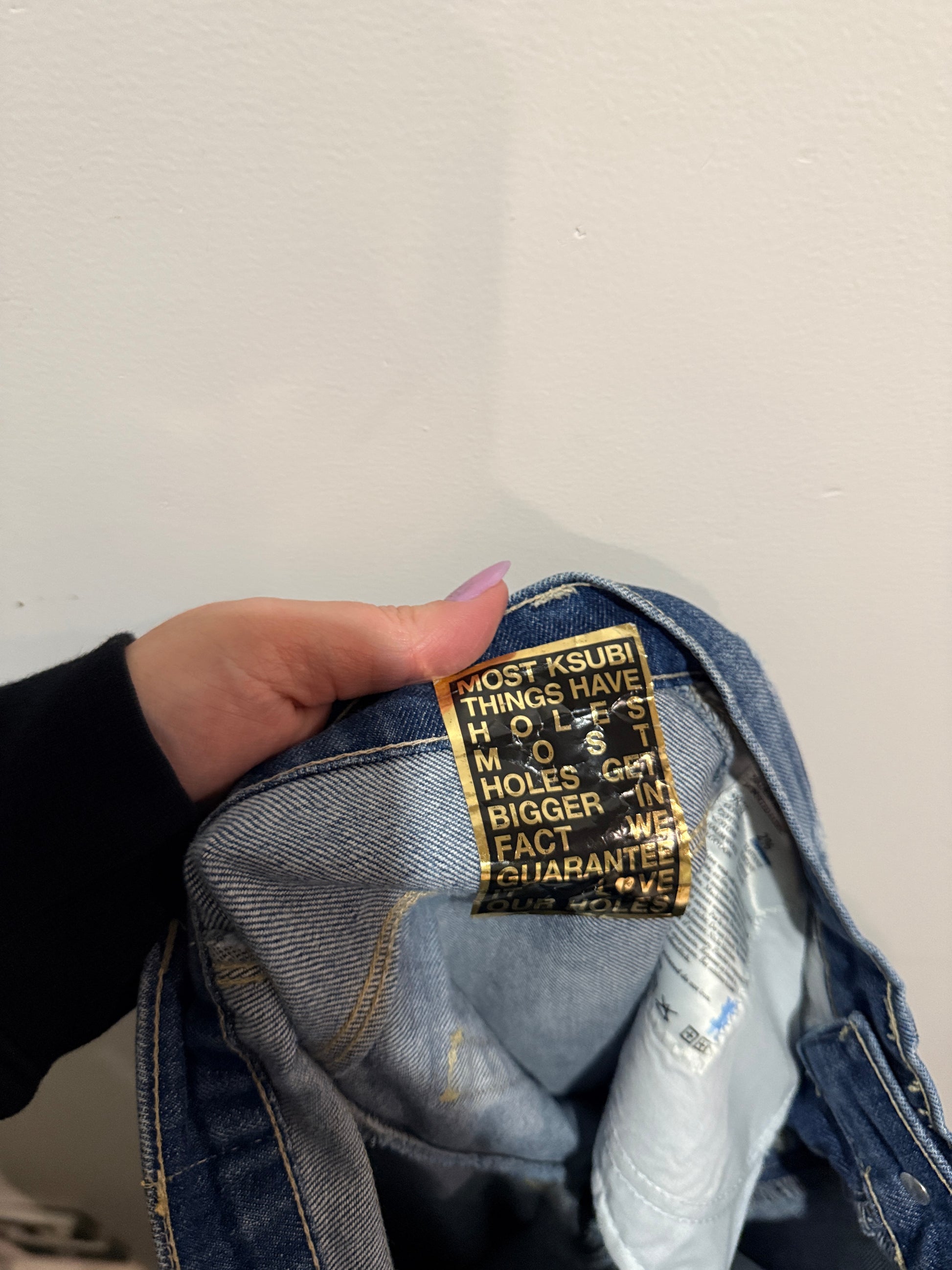 Ksubi Joplin Flare Starsky Blue Jeans Size 24