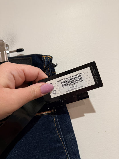 KURO Graphite Classic Vintage Wash 17 Jeans Size 28