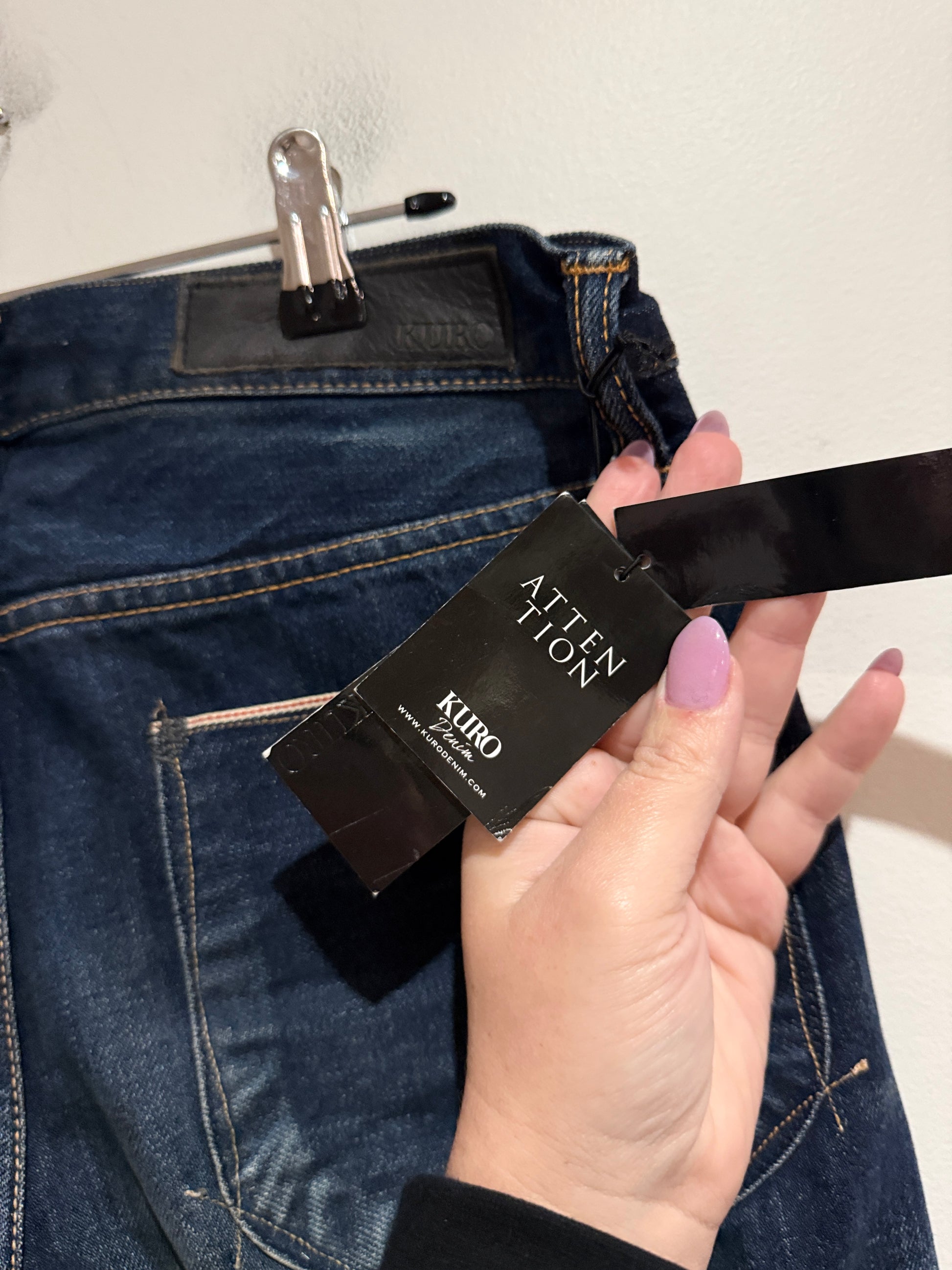 KURO Graphite Classic Vintage Wash 17 Jeans Size 28