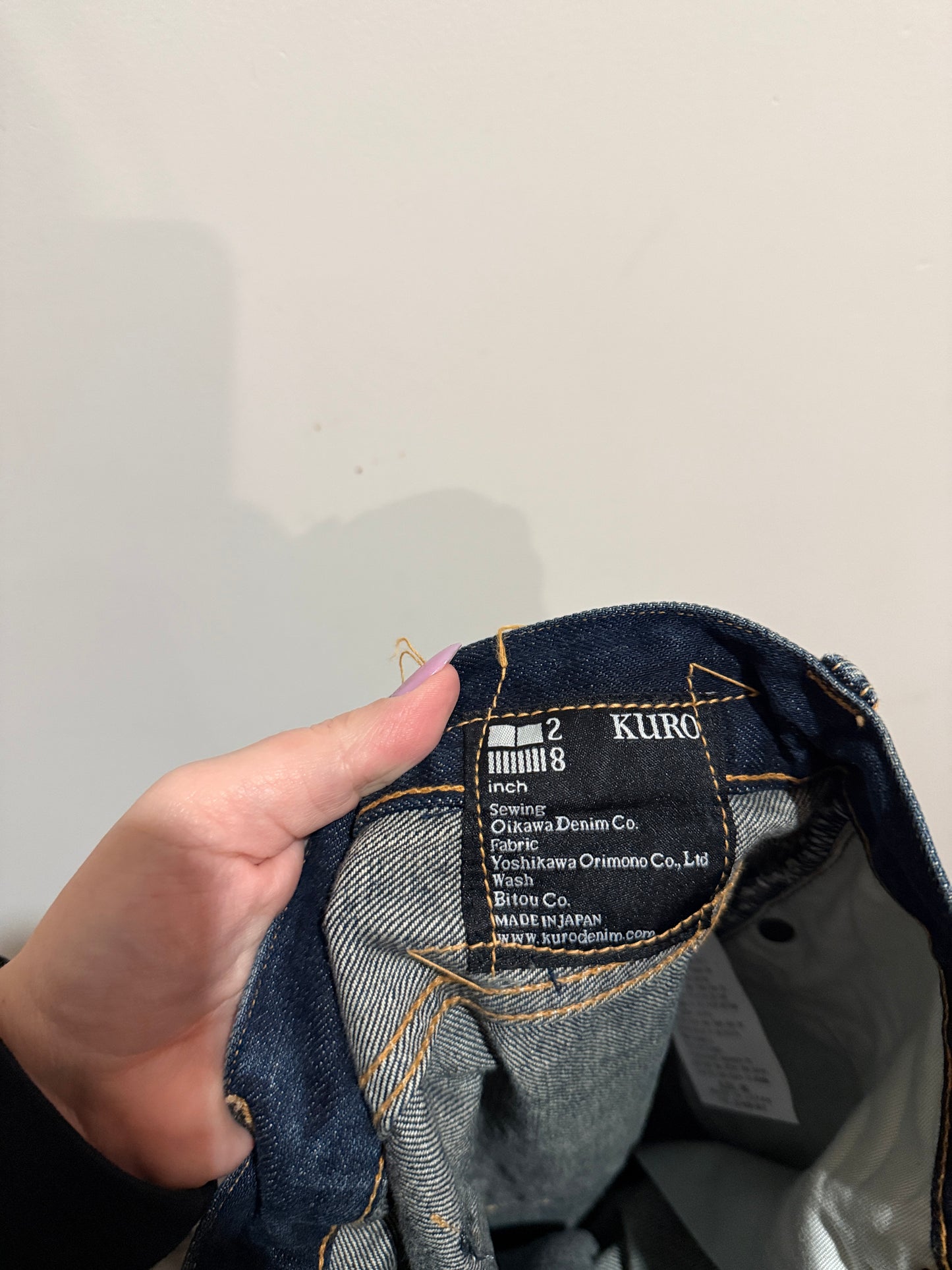 KURO Graphite Classic Vintage Wash 17 Jeans Size 28