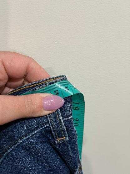 Current/Elliott The Bootcut Distressed Jeans Size 28