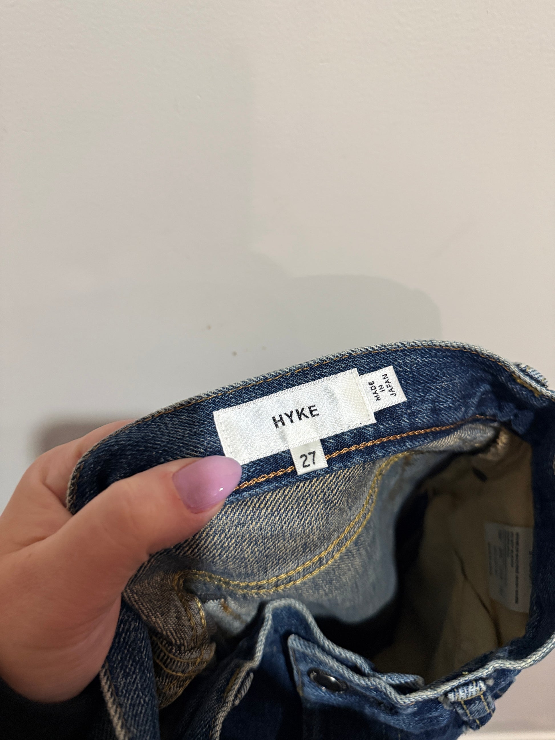 HYKE Straight Jeans Size 27