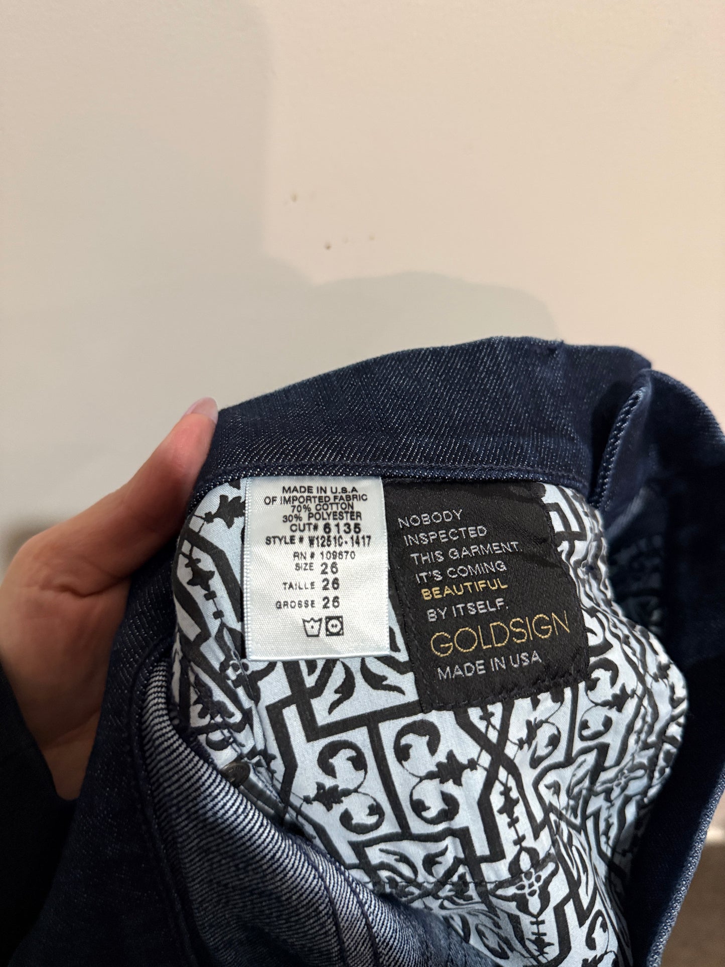 Goldsign Sylvie Flare Jeans Size 26