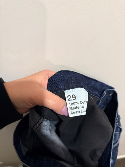Nobody Denim Distressed Straight Jeans Size 29