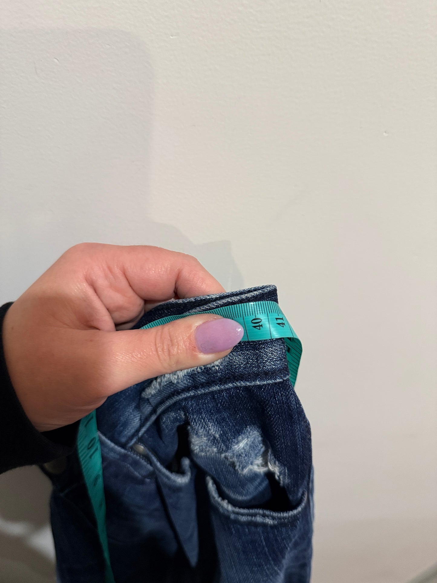 Nobody Denim Distressed Straight Jeans Size 29