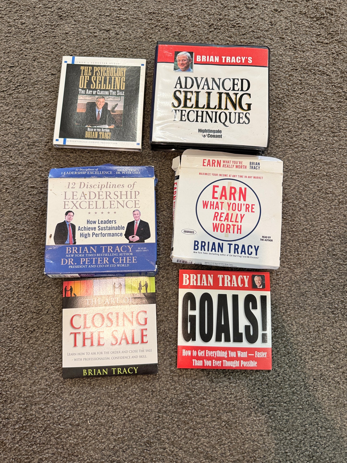 Brian Tracy Sales, Leadership and Goal-Setting Audio Collection by Brian Tracy & Peter Chee
