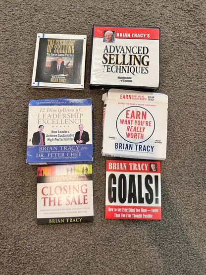 Brian Tracy Sales, Leadership and Goal-Setting Audio Collection by Brian Tracy & Peter Chee