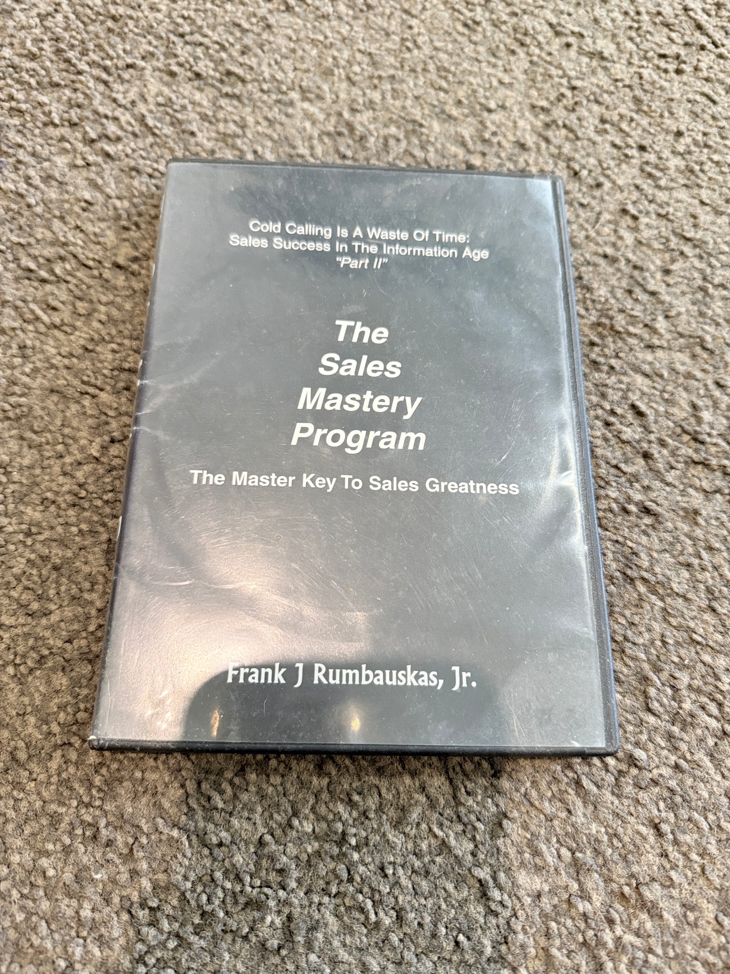 The Sales Mastery Program: The Master Key to Sales Greatness by Frank J. Rumbauskas Jr. (CD Set)