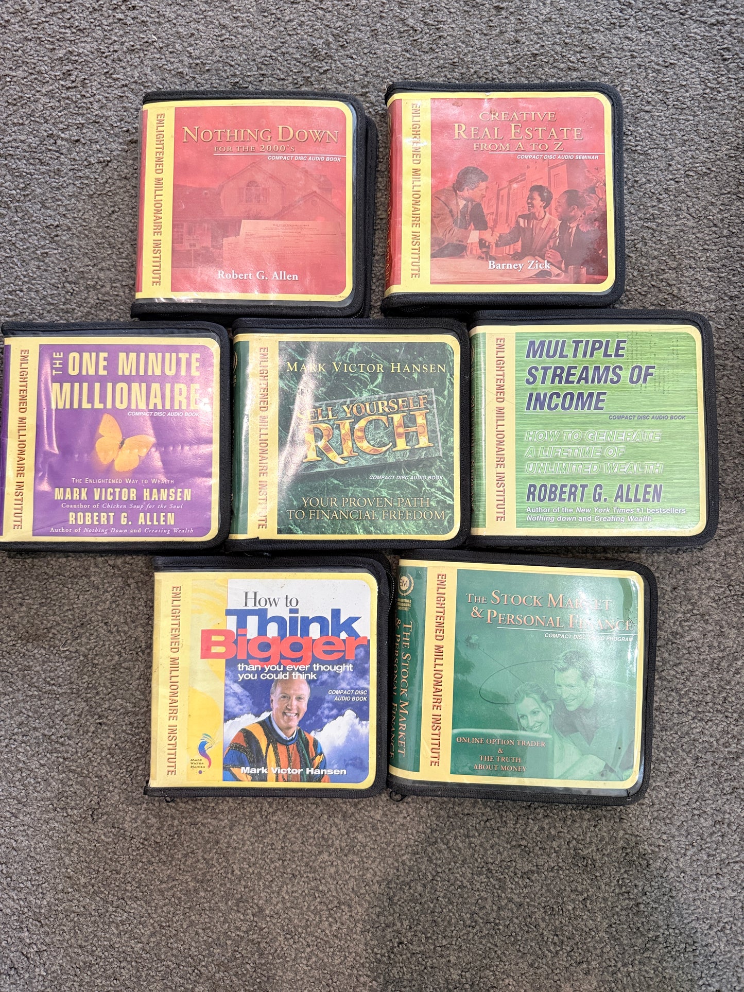 Enlightened Millionaire Institute Wealth and Finance Audio Collection by Robert G. Allen, Mark Victor Hansen, Barney Zick & Various Authors