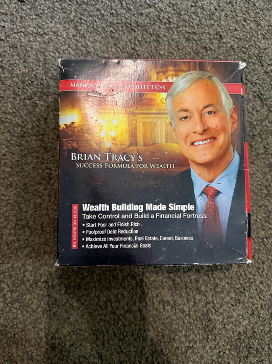 Wealth Building Made Simple by Brian Tracy CD Set
