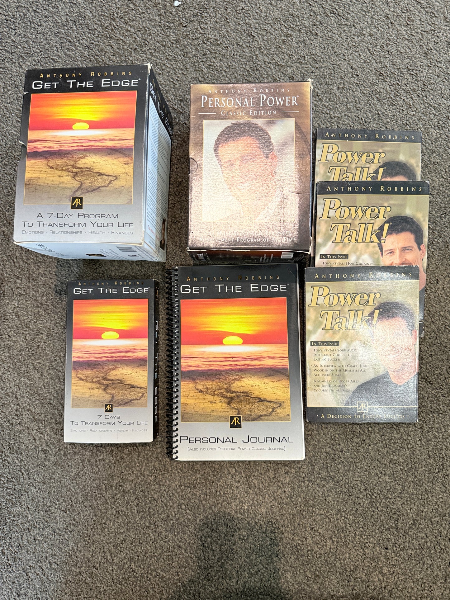 Get the Edge, Personal Power & Power Talk by Anthony Robbins CD Collection