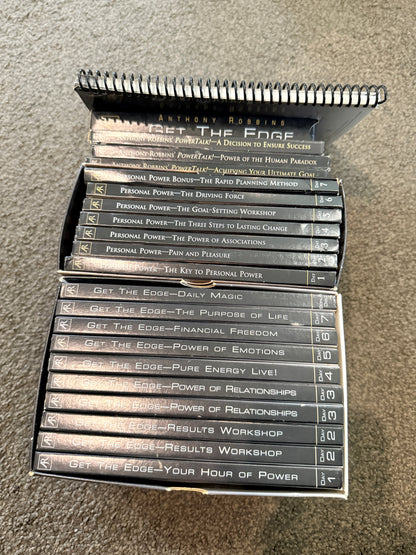 Get the Edge, Personal Power & Power Talk by Anthony Robbins CD Collection