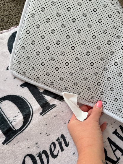 Laundry Room Non-Slip Floor Mat – "Drop Your Drawers Here"