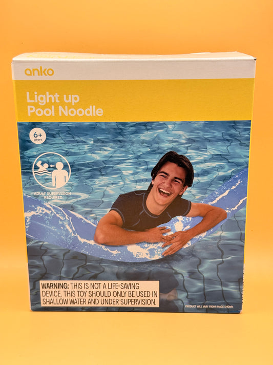 Anko Light Up Pool Noodle – 1.7m Inflatable Pool Float
