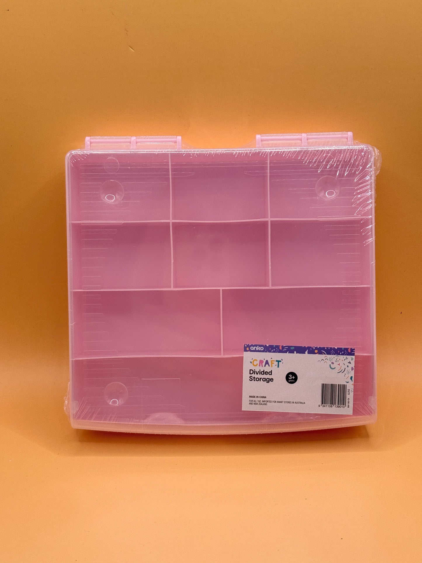 Anko Craft Divided Storage Organiser – Pink