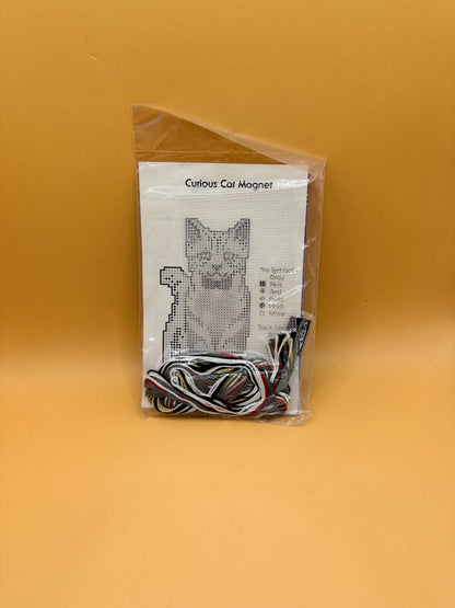 Back Street CatTails Plastic Canvas Kit – Curious Cat Magnet