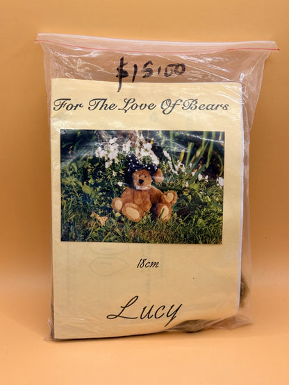 For the Love of Bears Lucy 18cm Teddy Bear Craft Kit